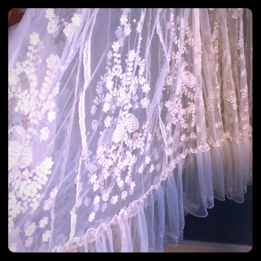 Free People Lace Princess Gown